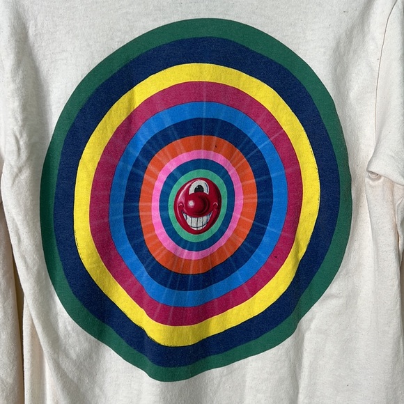 Urban Outfitters Kenny Scharf Spirals Long Sleeve Tee Size small - Picture 2 of 7